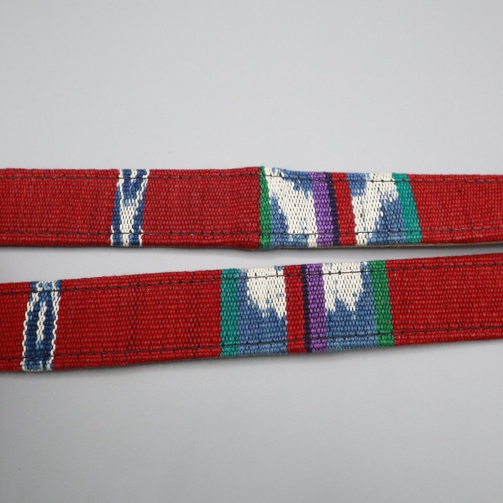 Leather Belt Multi Boho Southwestern Rustic Handcrafted Tribal Ethnic Artisanal - Picture 7 of 15